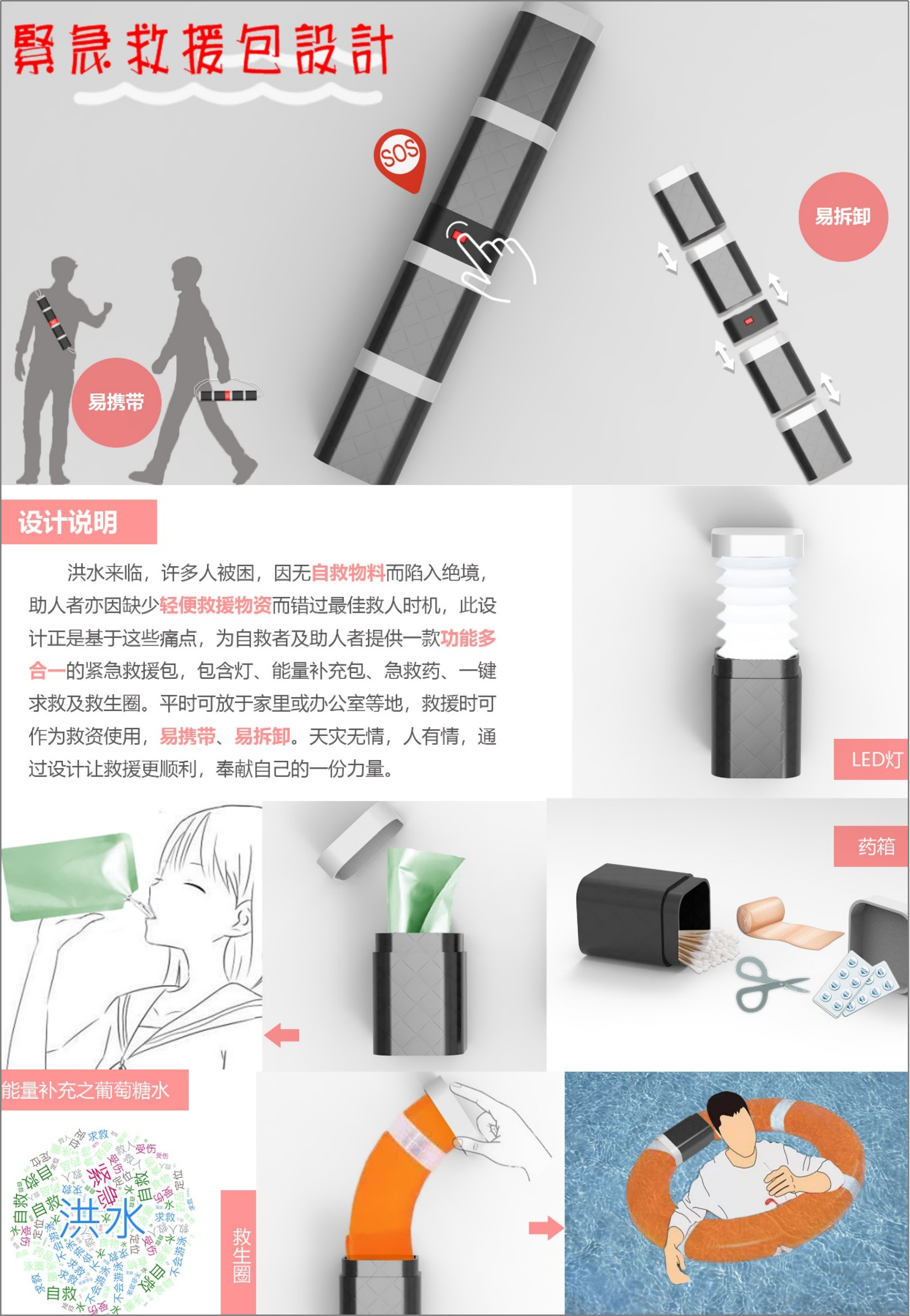 林婷芳《紧急救援包设计》