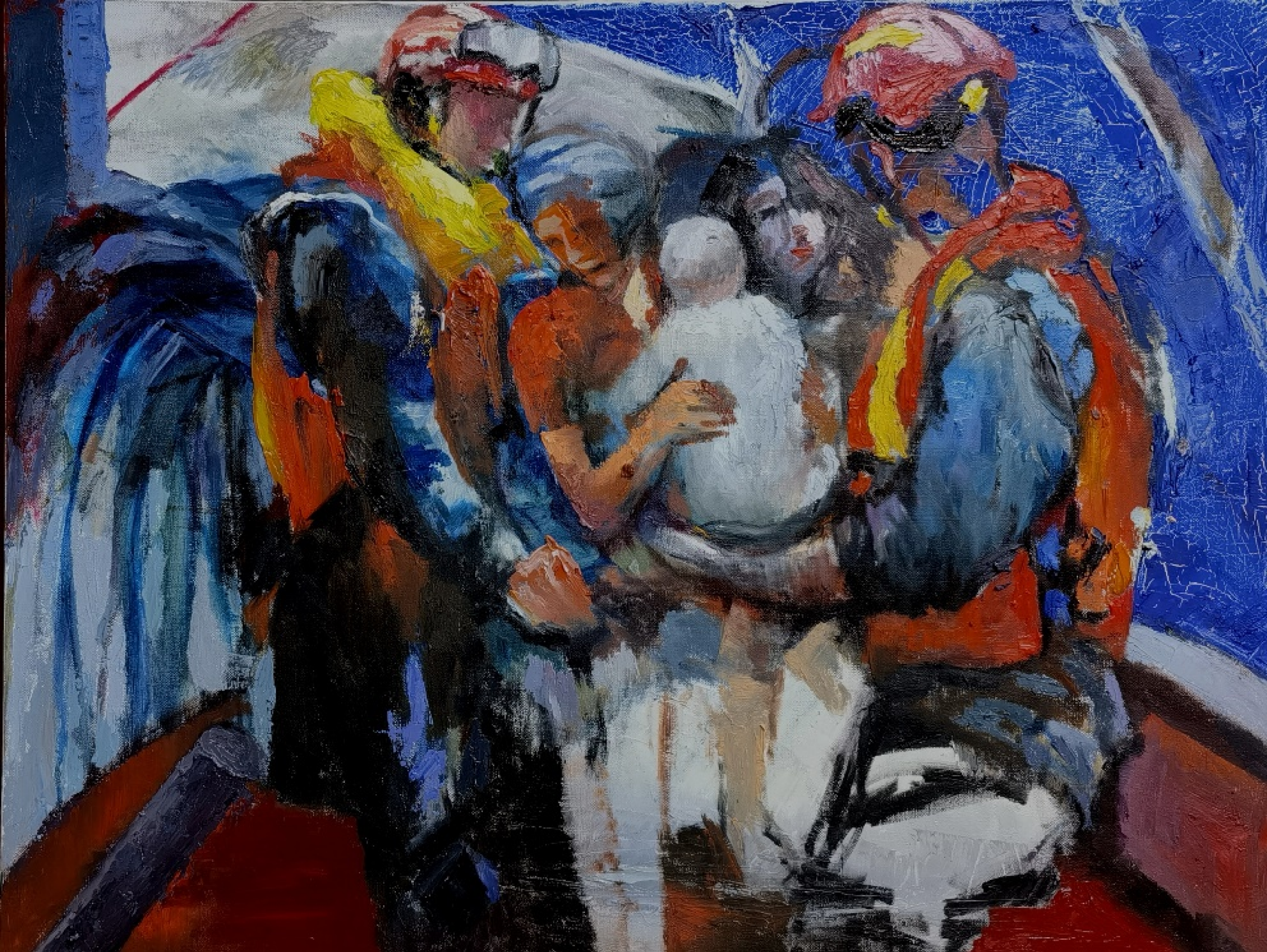 李慕君《人民至上——抢险》