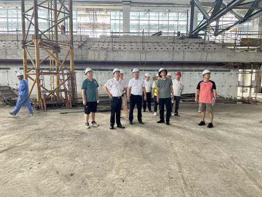 郑贤操带队检查暑期广州校区在建工程进展情况
