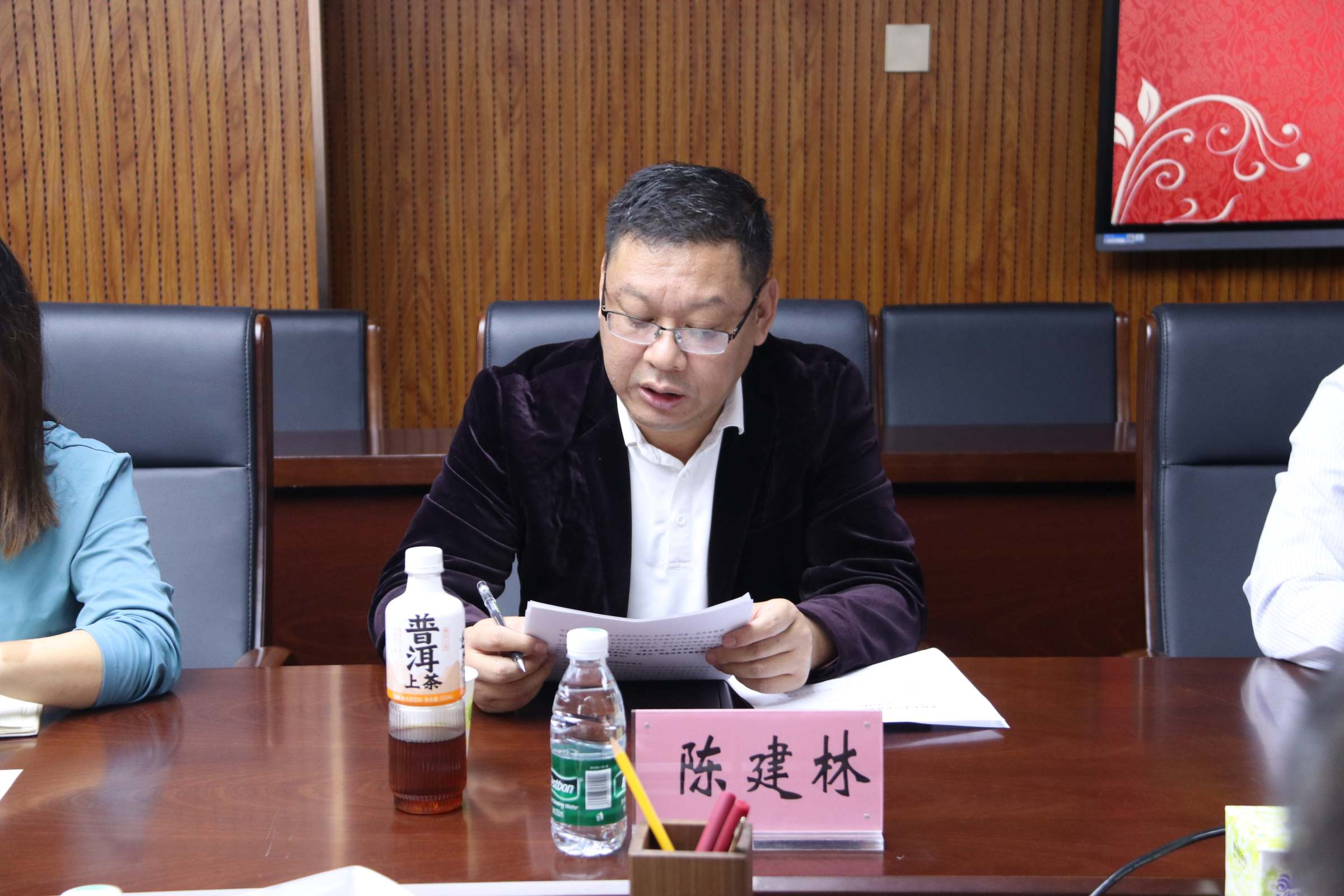 陈建林处长发言