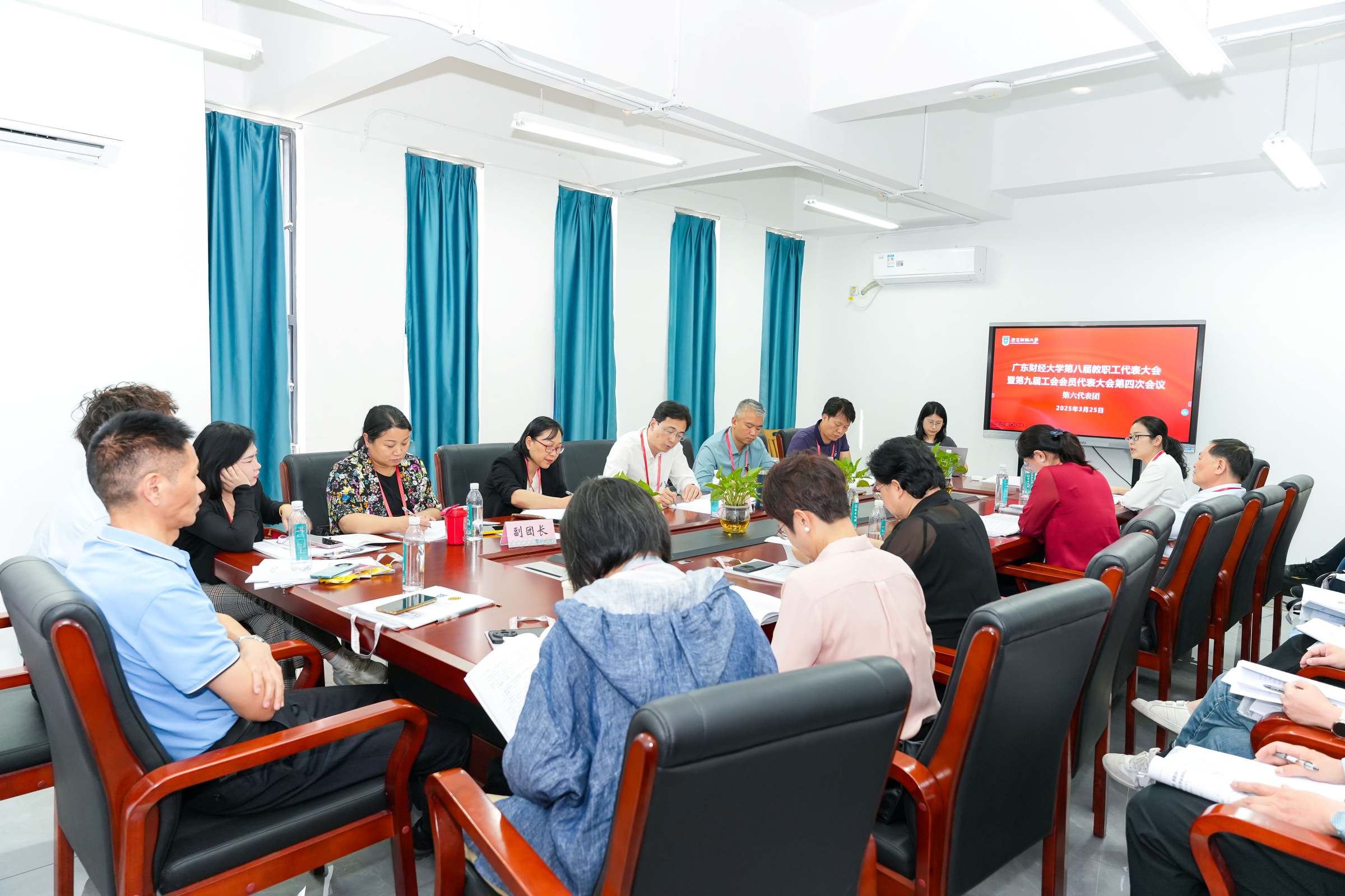 第六代表团分组讨论