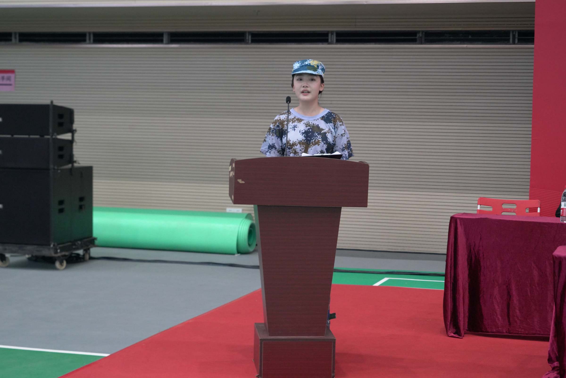 新生代表王婉霖发言