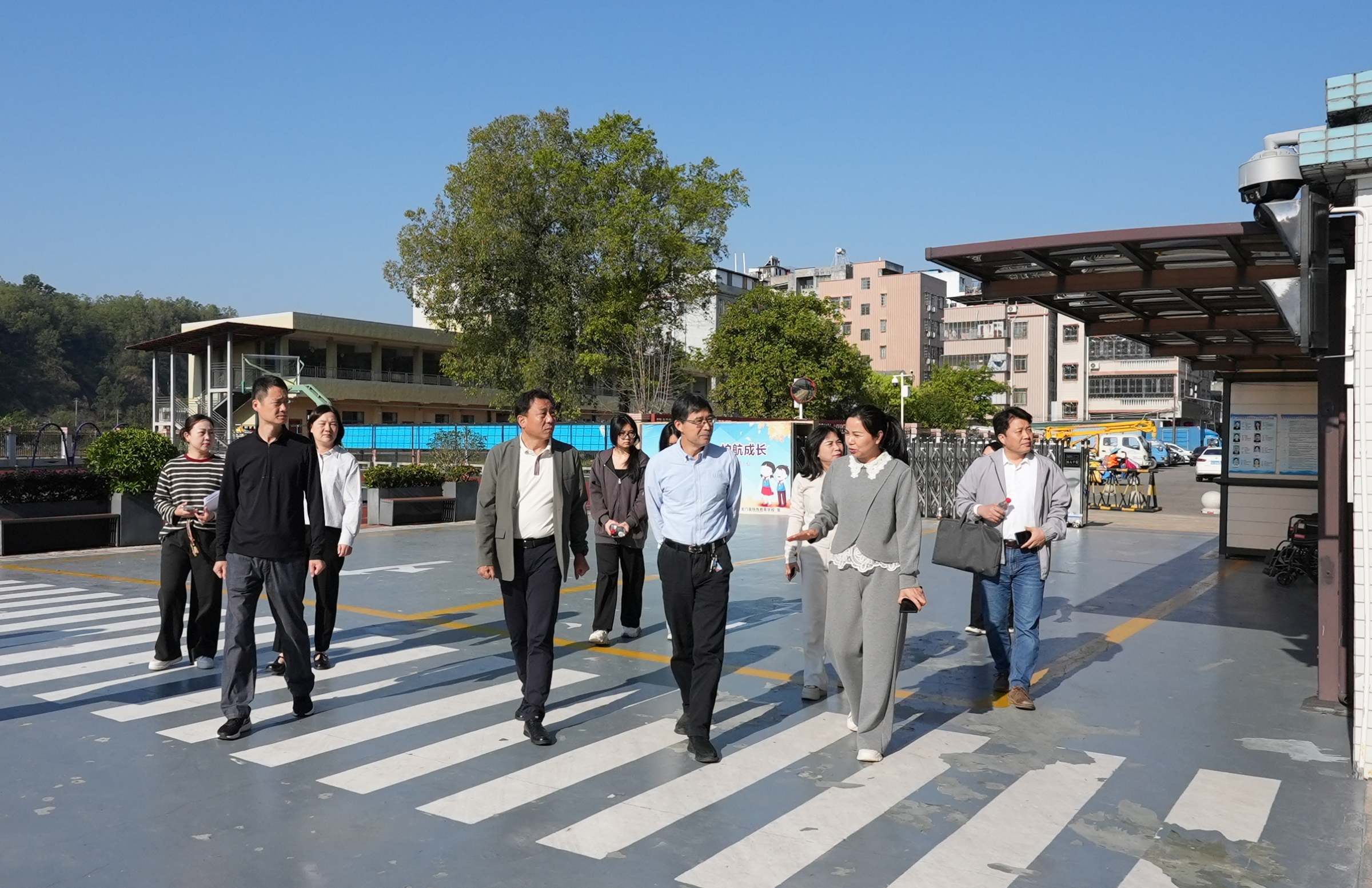 走访龙门县特殊教育学校