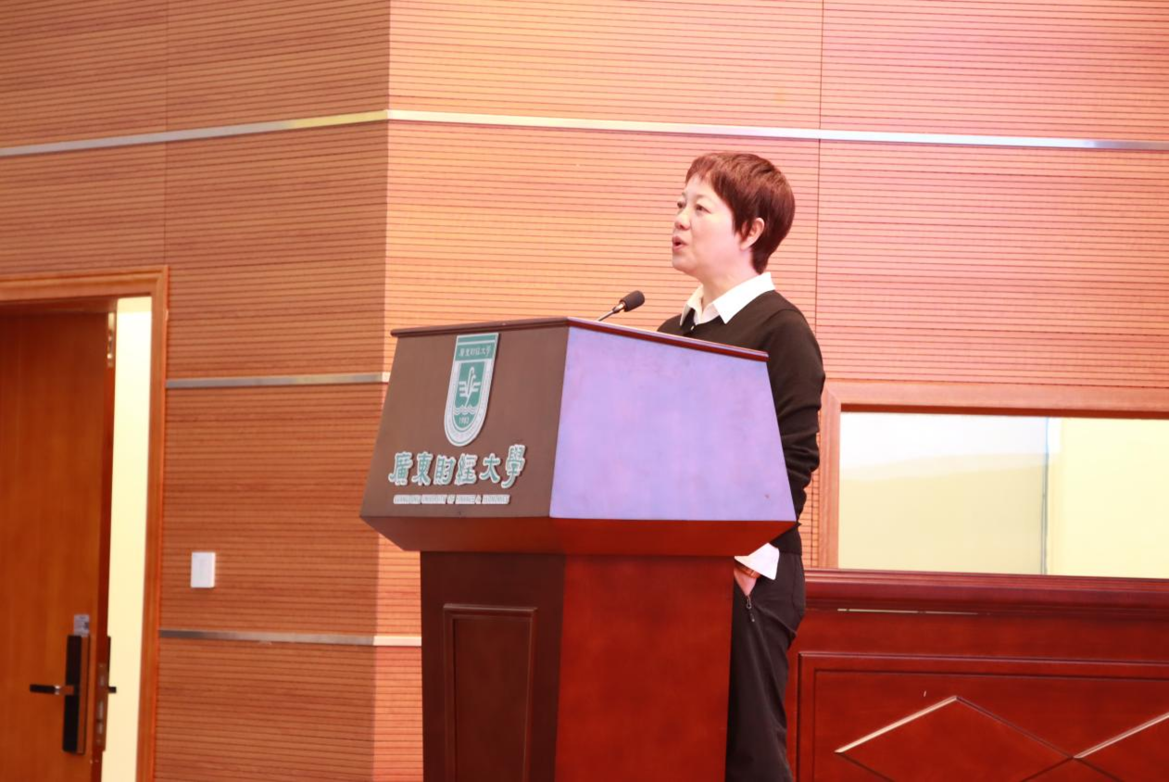 全国大学生电子商务“创新、创意及创业”挑战赛竞组委副主席、厦门大学彭丽芳教授作主题报告